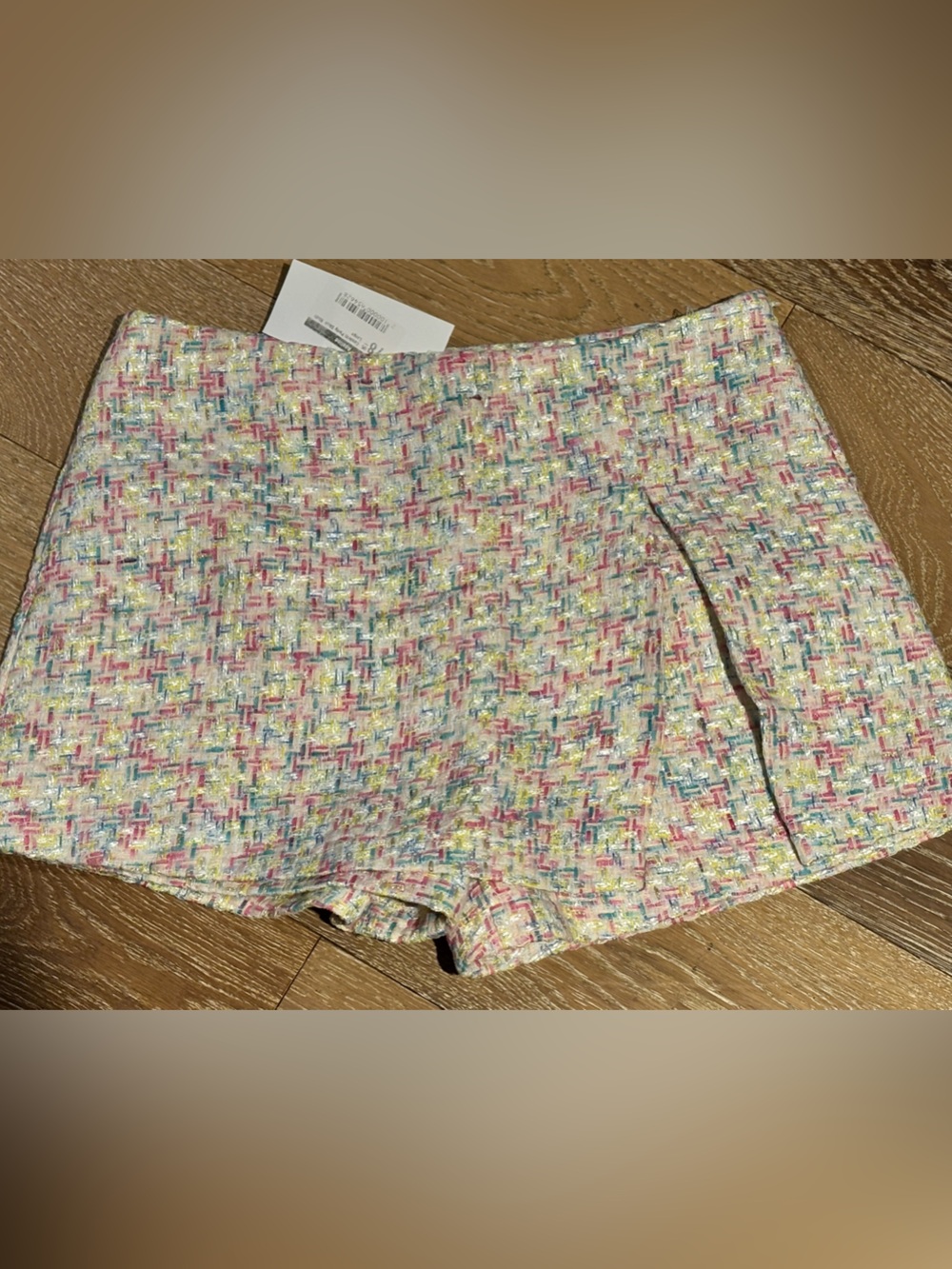 TCEC Pastel Tweed Skort in Pink, Yellow & Blue